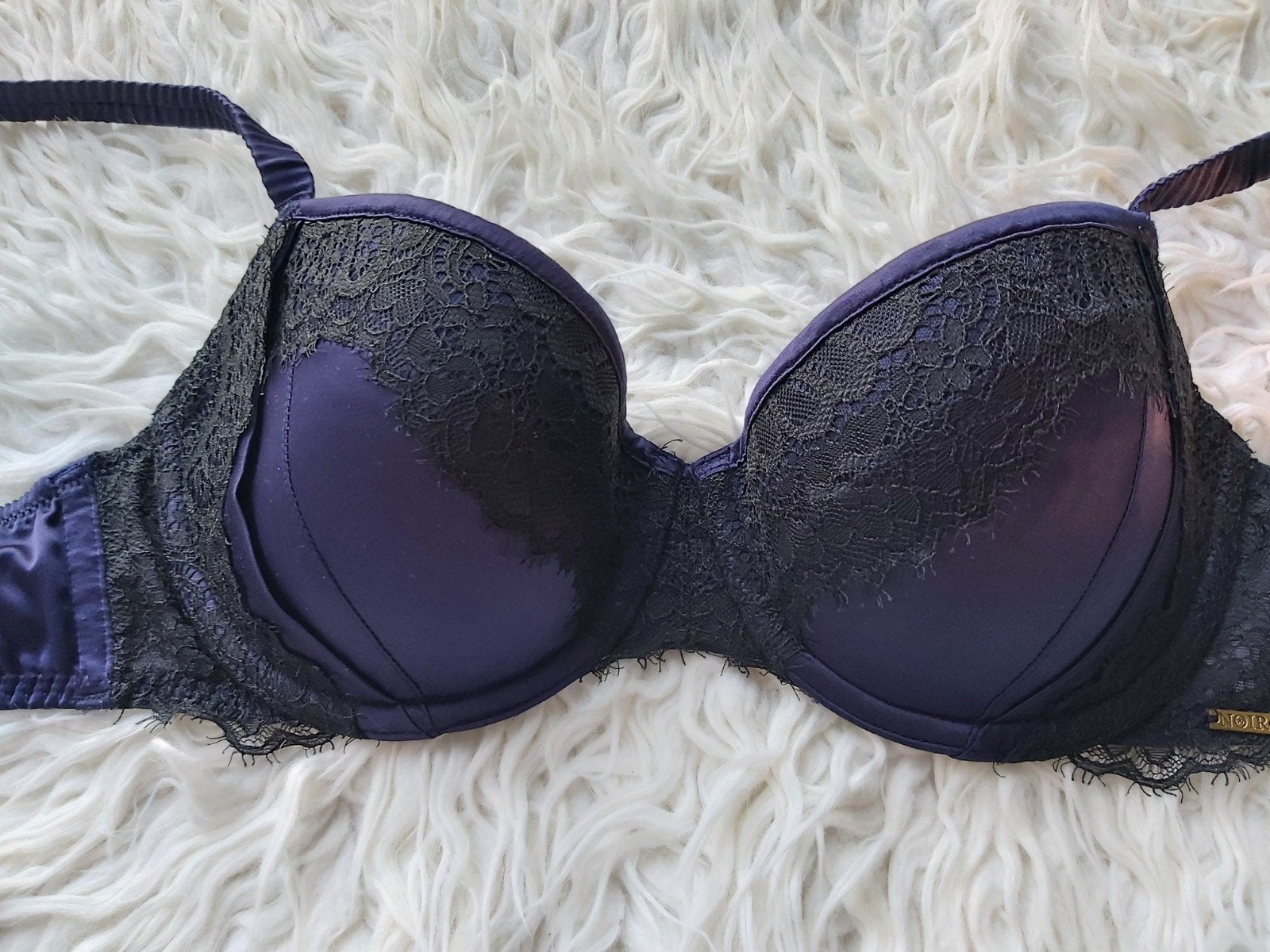 Chique BH van Hunkemoller Noir maat 70C, Hunkemöller, Ophalen of Verzenden, Blauw, BH