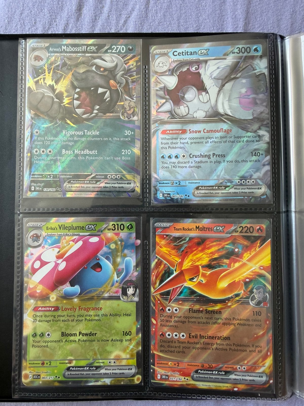 Pokemon ex kaarten, Ophalen of Verzenden, Zo goed als nieuw, Meerdere kaarten