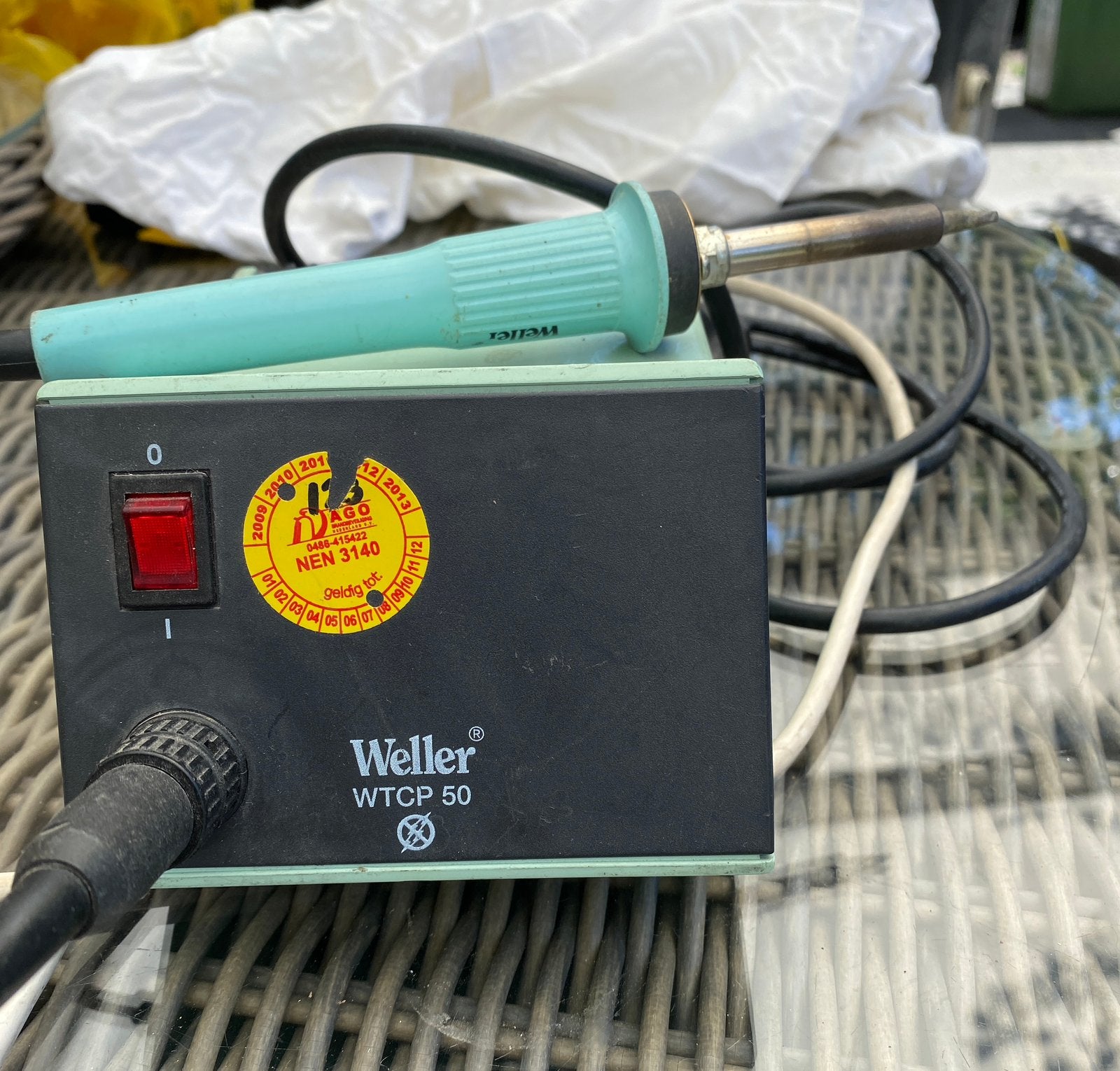 Weller WTCP 50 Soldeerstation, Ophalen of Verzenden, Gebruikt, Overige typen, Overige merken