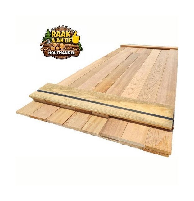 Red Cedar planken 1.8x11.5 cm - nr: RC242
