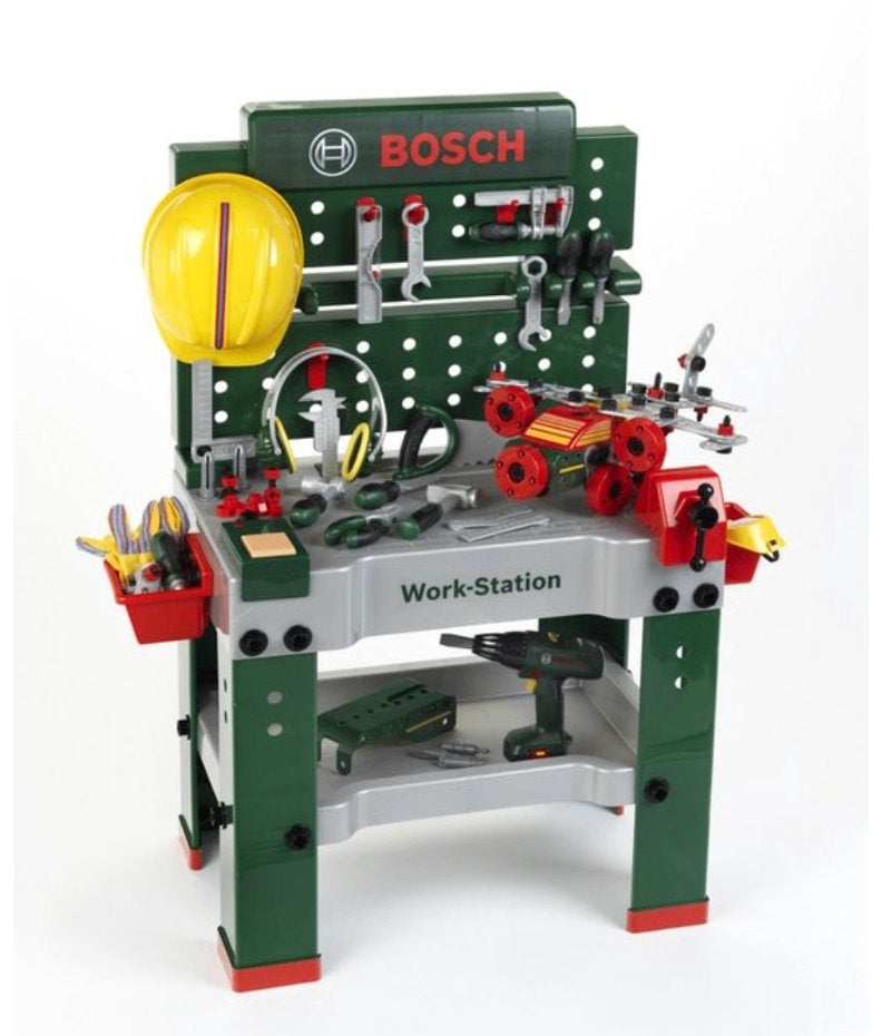 Klein Toys Bosch mini - werkbank No.1 + extra bouwpakket, Ophalen, Zo goed als nieuw, Bouwen