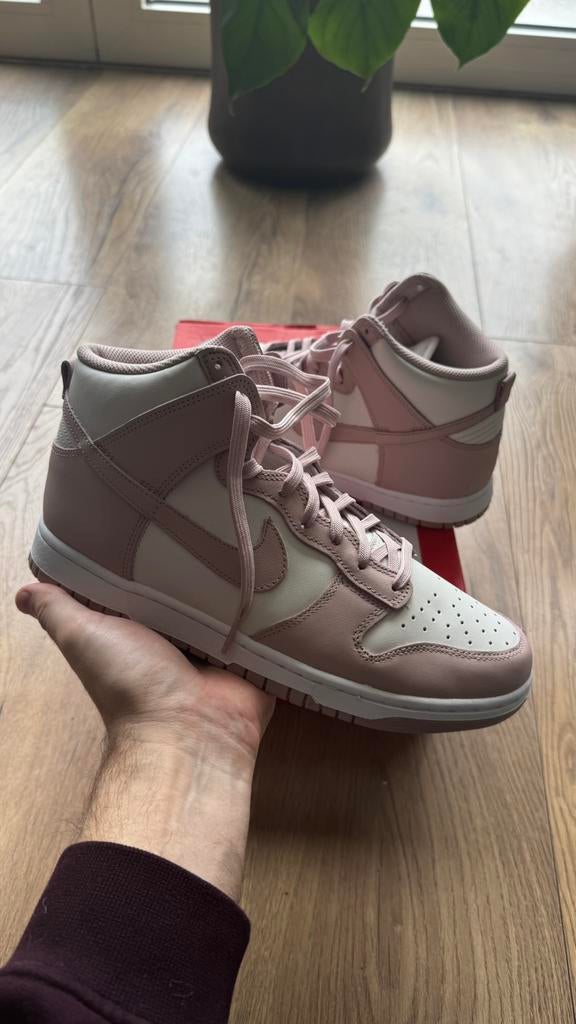 Nike Dunk High Pink Oxford | 41, Kleding | Dames, Schoenen, Verzenden, Nieuw, Roze, Sneakers of Gympen