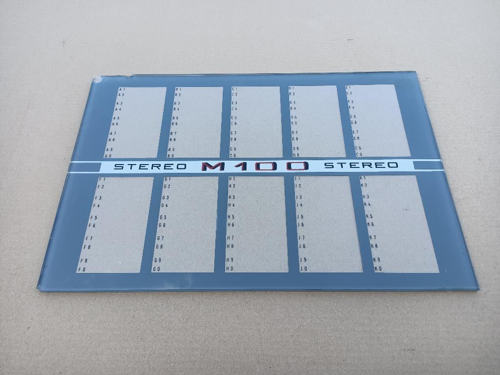 Front Glas Harting M100 (1966) jukebox, Ophalen, Gebruikt, 1950 tot 1960, Seeburg