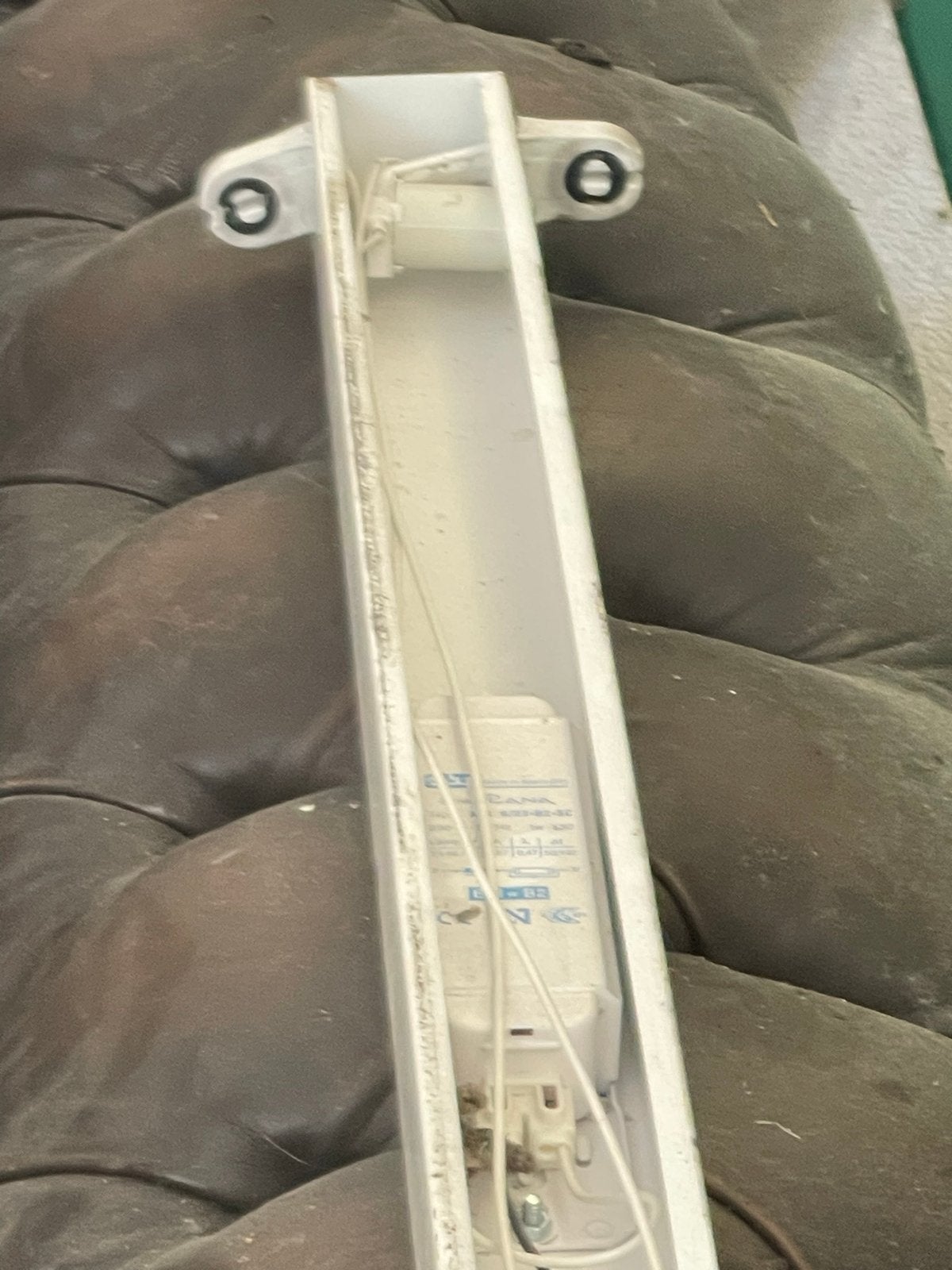 4x TL-armatuur met twee TL-buizen, Ophalen, Gebruikt, Overige fittingen, TL-buis