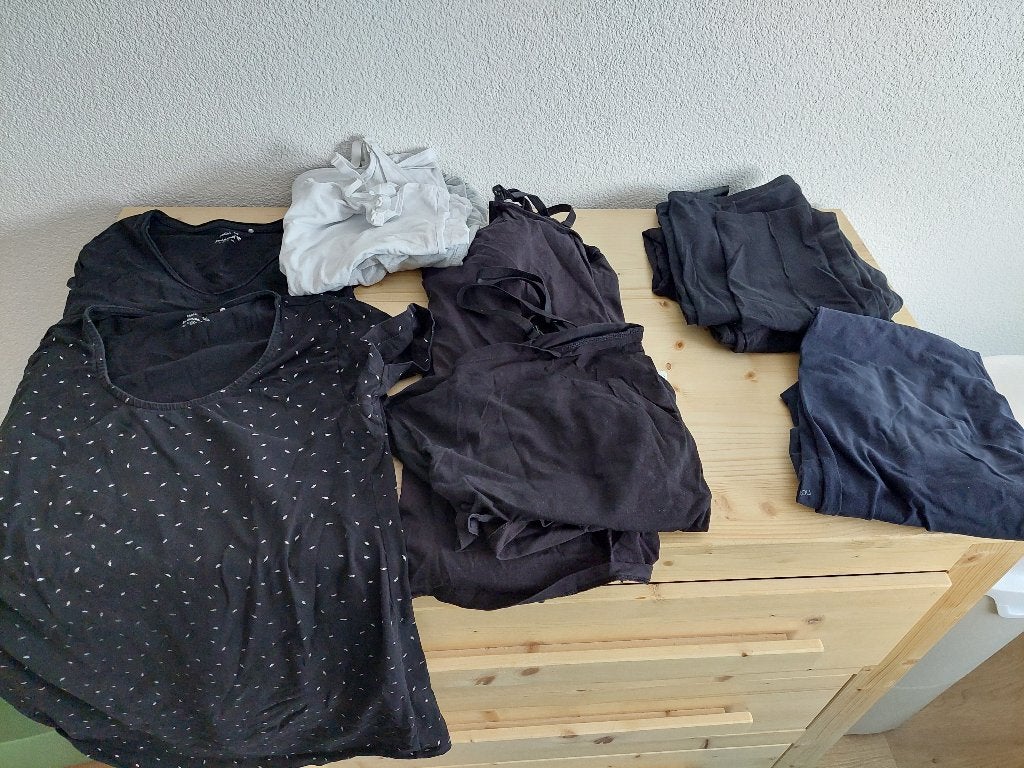 Zwangerschapskleding set maat m/l, Kleding | Dames, Overige typen, Overige kleuren, Onbekend, Gedragen