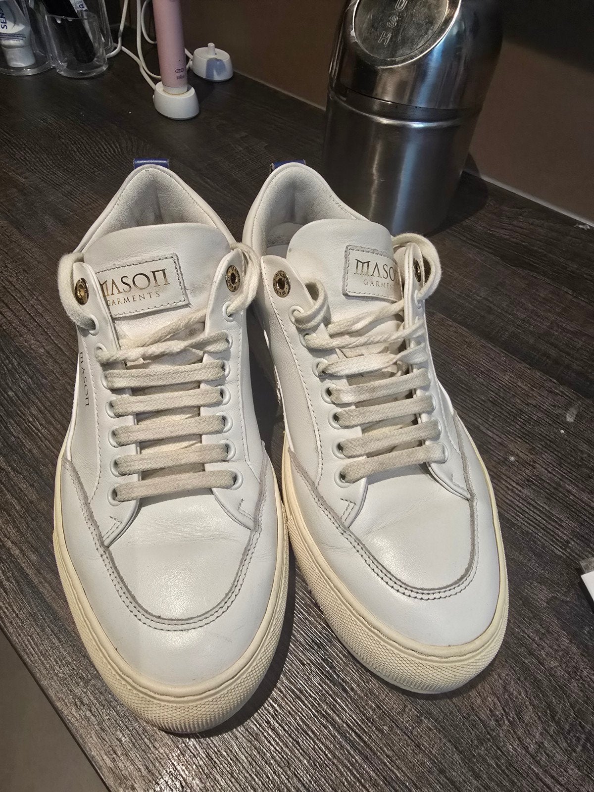 Super gave Mason Garments sneakers maat 41, Kleding | Heren, Wit, Ophalen of Verzenden, Sneakers of Gympen, Gedragen