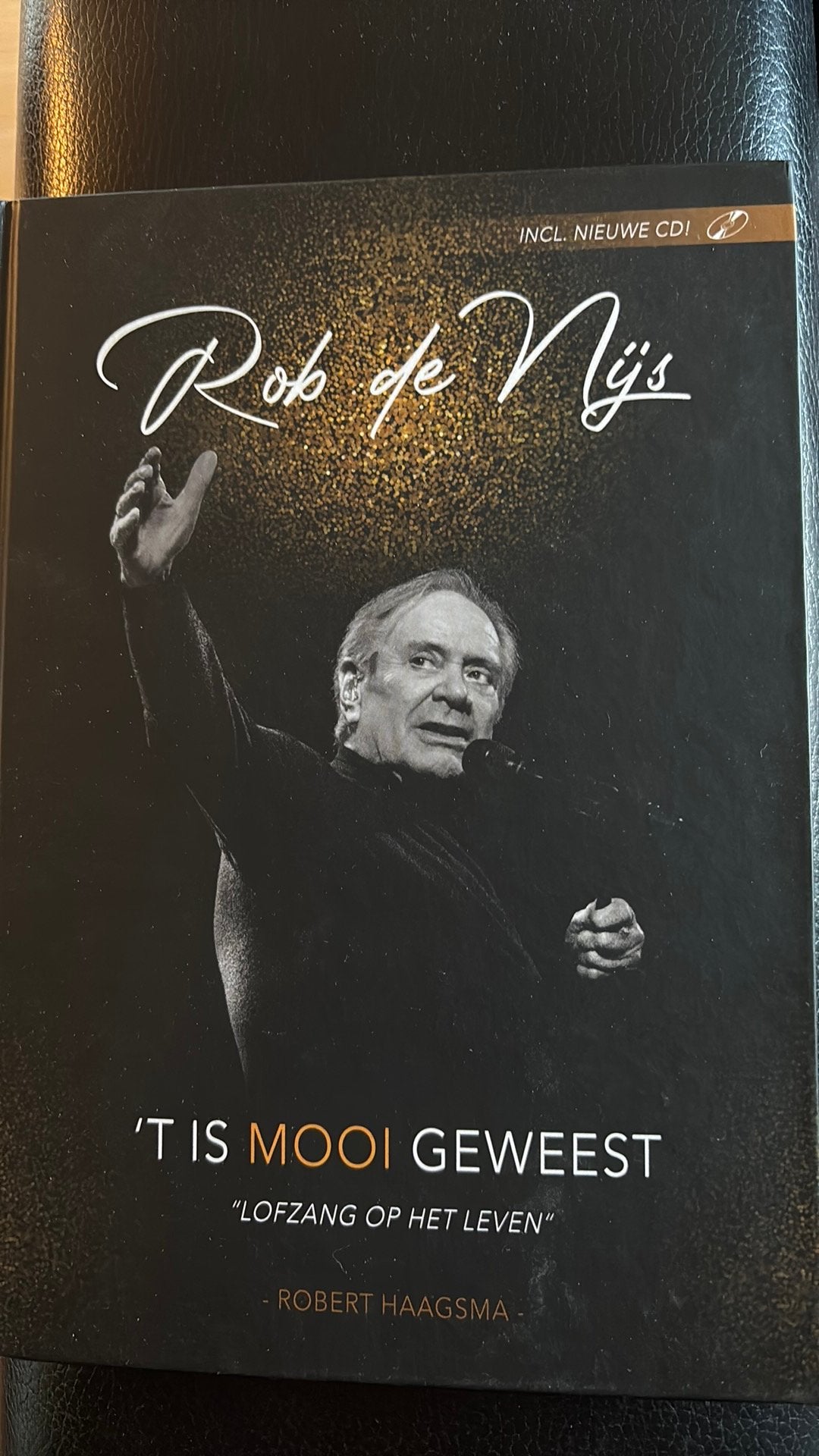 ROB de NIJS 'T IS MOOI GEWEEST Robbert Haagsma + CD, Boeken, Artiest, Robbert Haagsma, Ophalen of Verzenden, Zo goed als nieuw