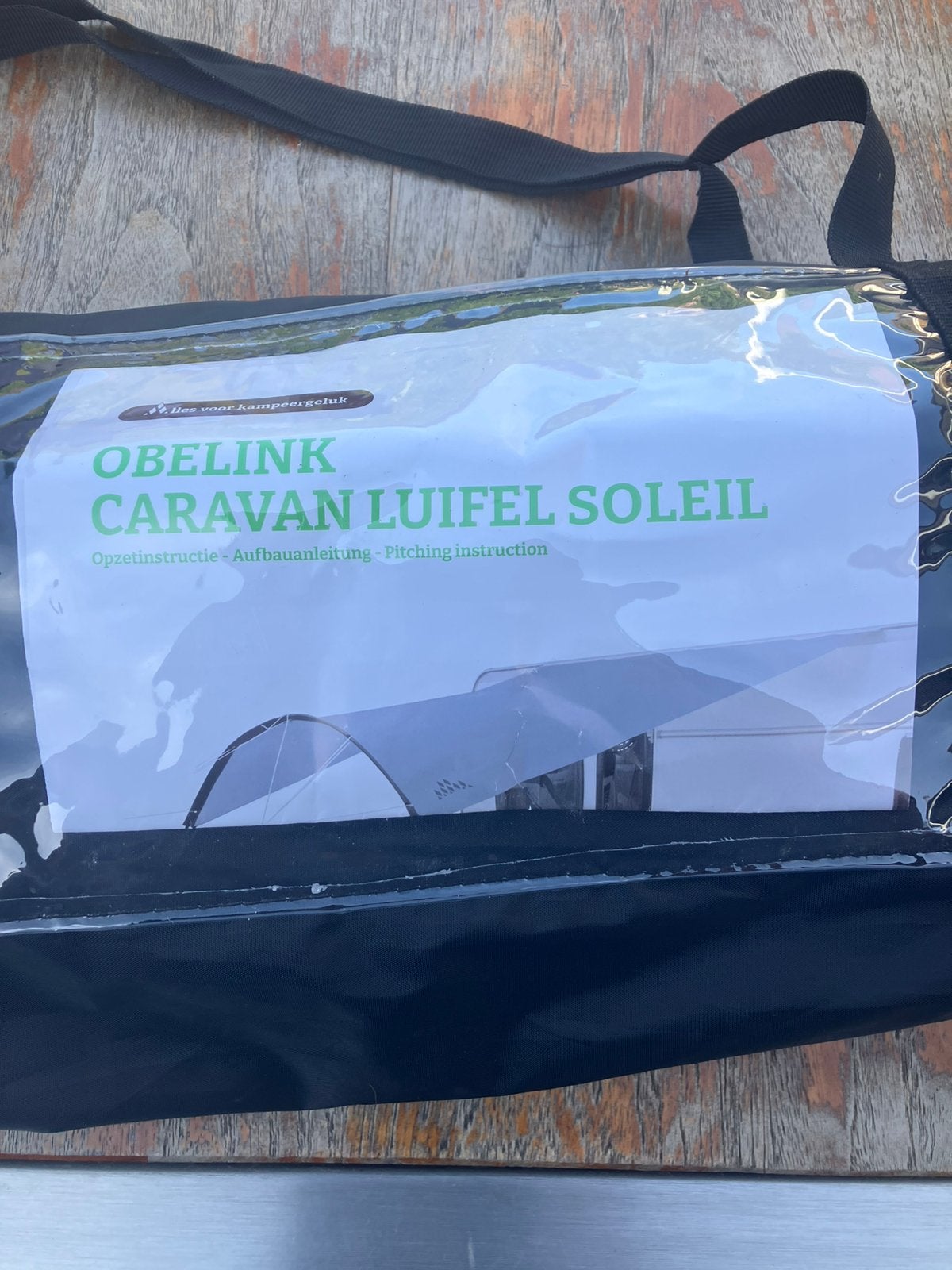 Obelink caravan luifel soleil nieuw, Ophalen of Verzenden, Nieuw