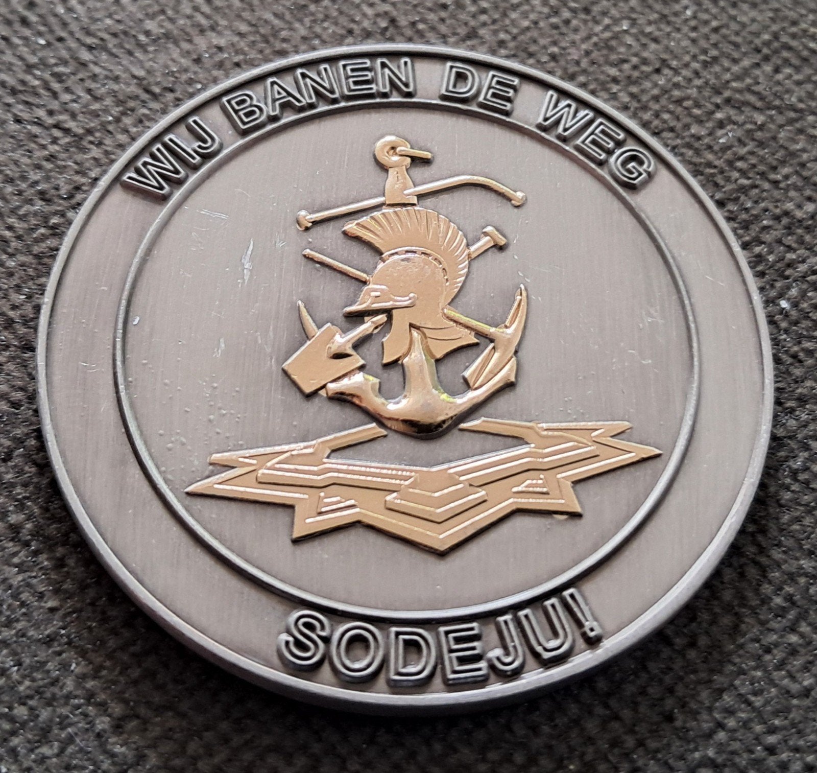 coin torpedist, Ophalen of Verzenden, Landmacht, Nederland, Embleem of Badge