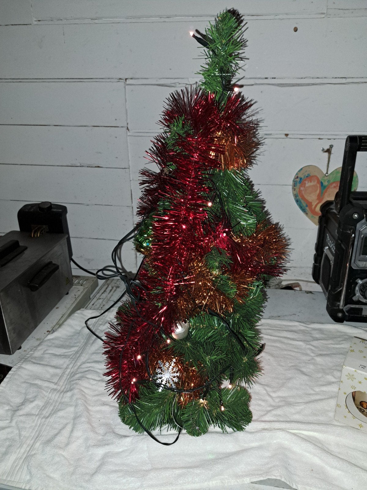 kleine kunstkerstboom, Ophalen of Verzenden