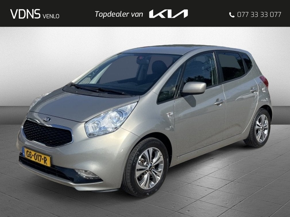Kia Venga 1.4 CVVT DynamicPlusLine (bj 2015), Auto's, Voorwielaandrijving, Gebruikt, Euro 6, 4 cilinders