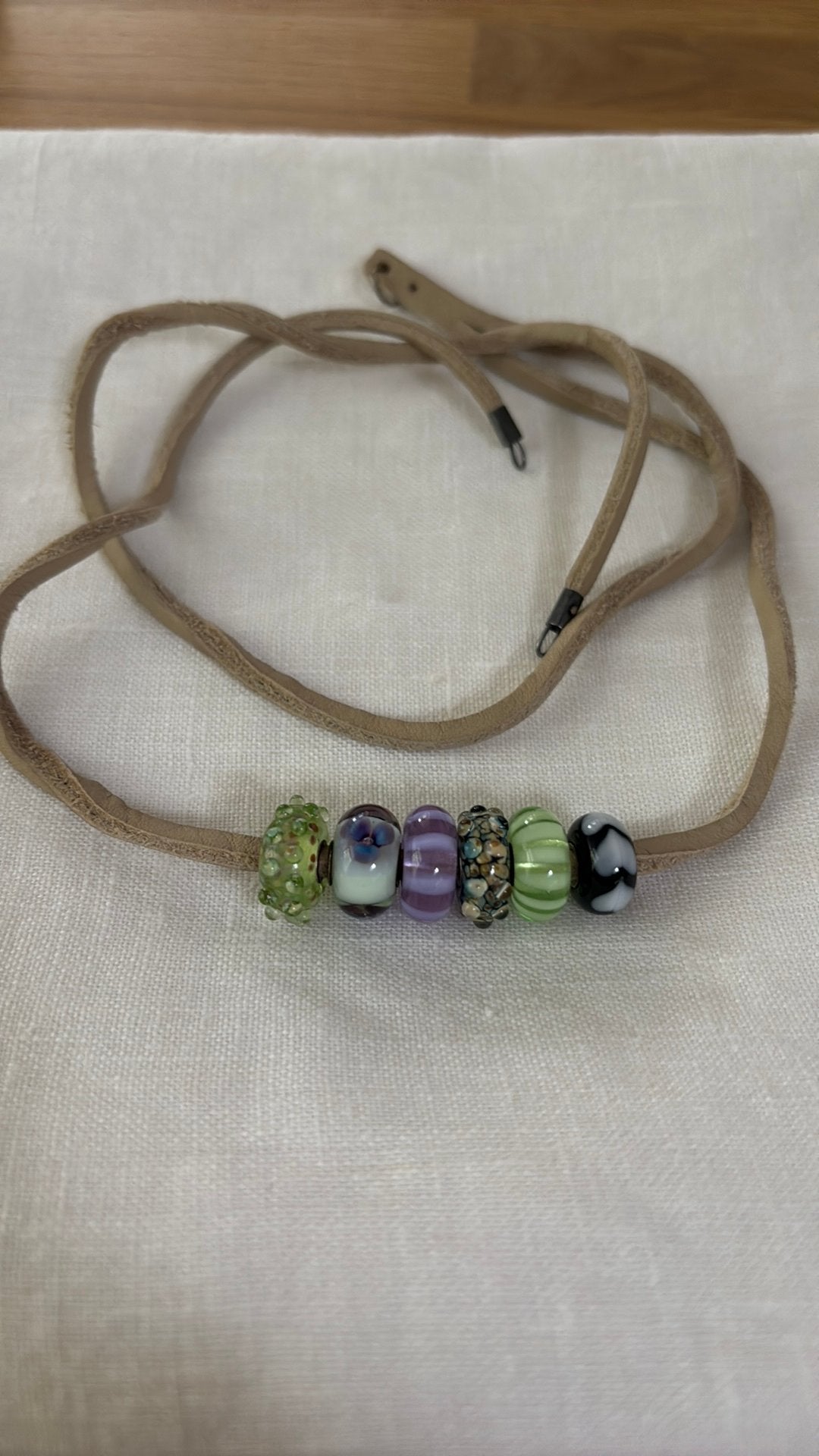 Trollbeads complete Tuscany kit ( toscaanse set) en armband, Met kristal, Overige kleuren, Nieuw, Leer