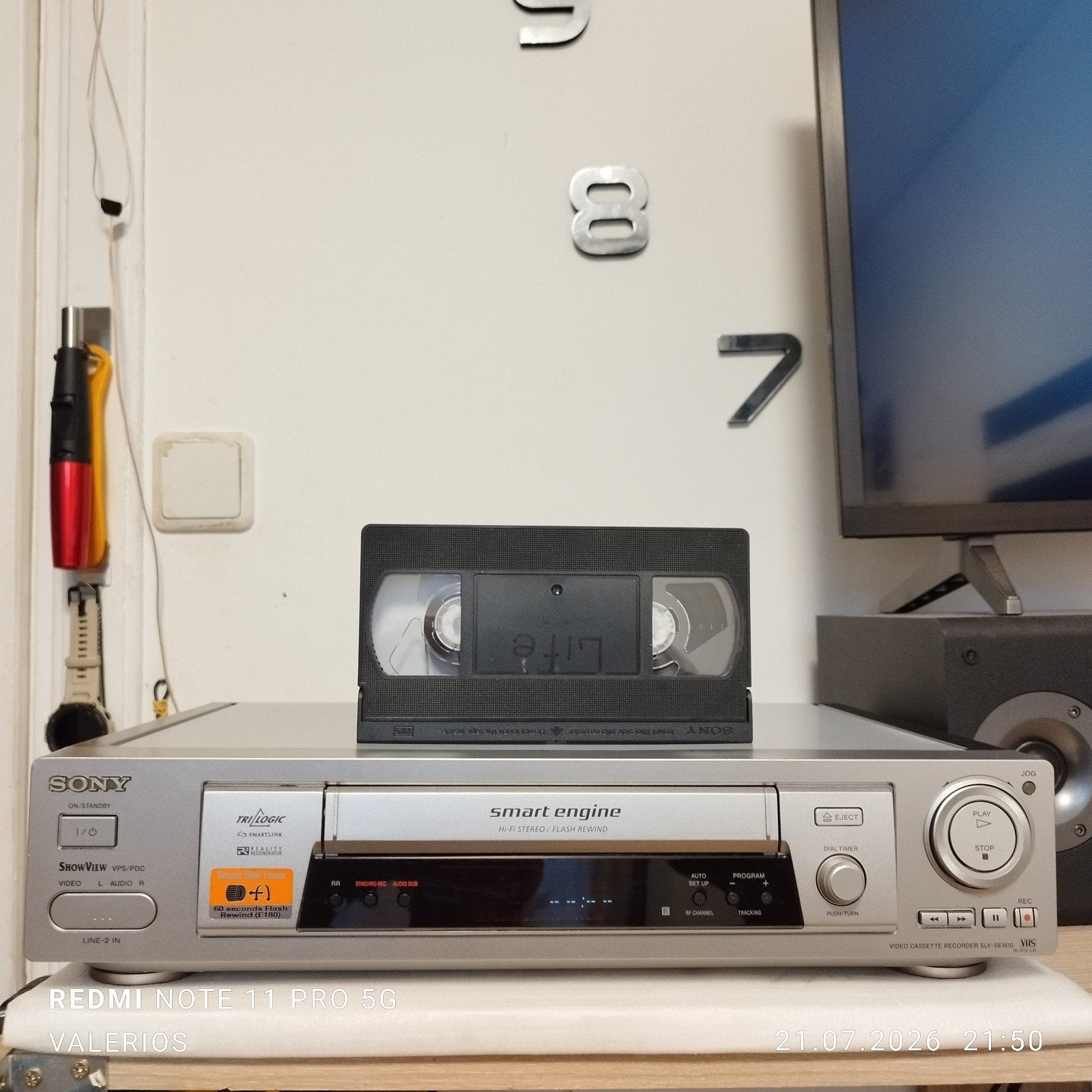 SONY VHS VIDEO Recorder SLV-SE 800D2., Ophalen of Verzenden, Gebruikt
