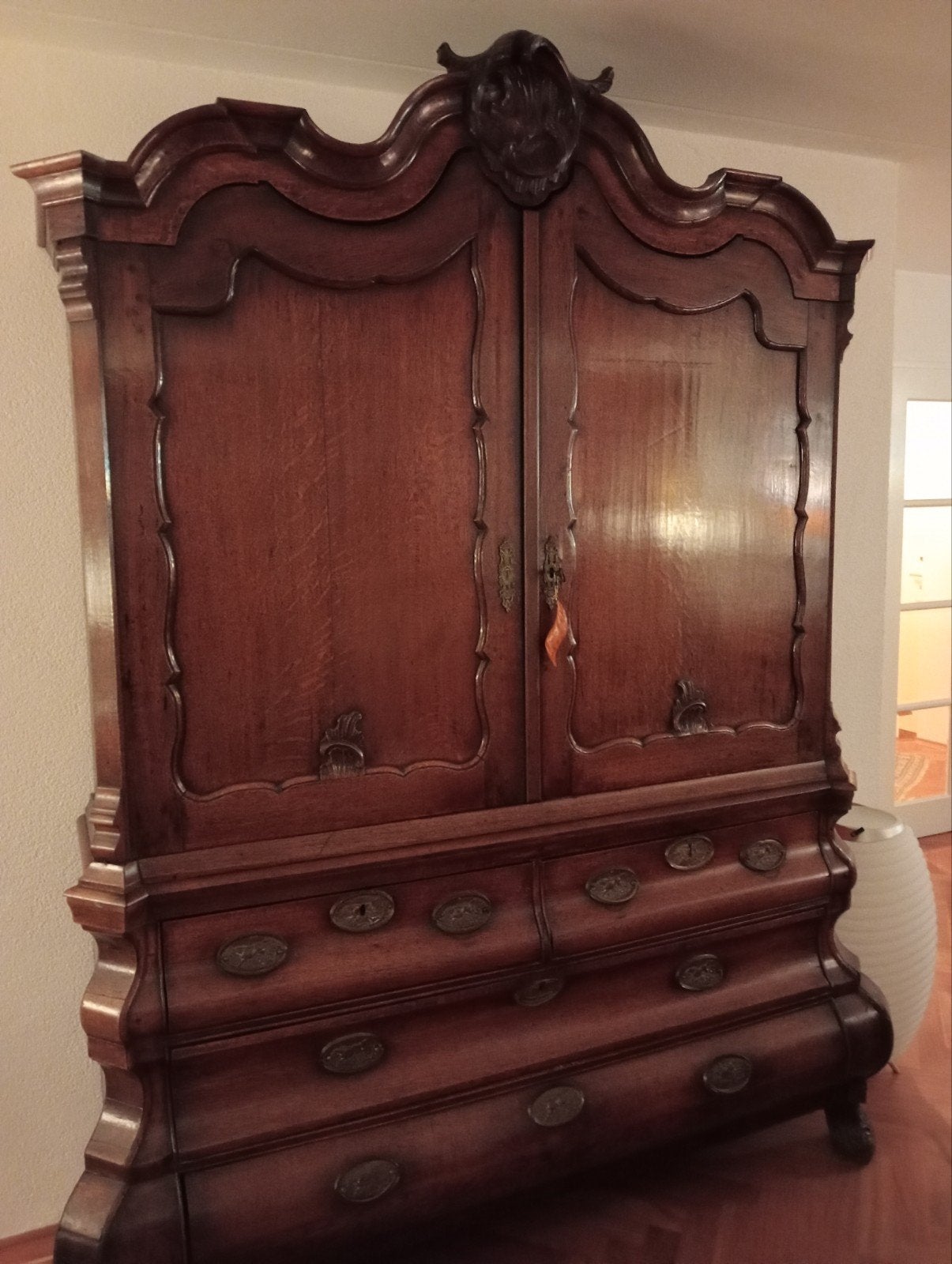 Antiek Eiken Kabinet in Uitmuntende staat, Antiek en Kunst, Ophalen of Verzenden