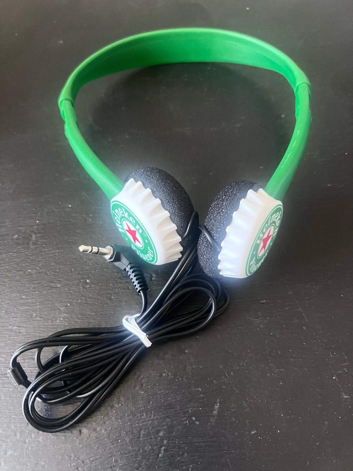 Heineken Koptelefoon - Groen met Kroonkurk Design, Ophalen of Verzenden, Nieuw, Overige typen, Heineken
