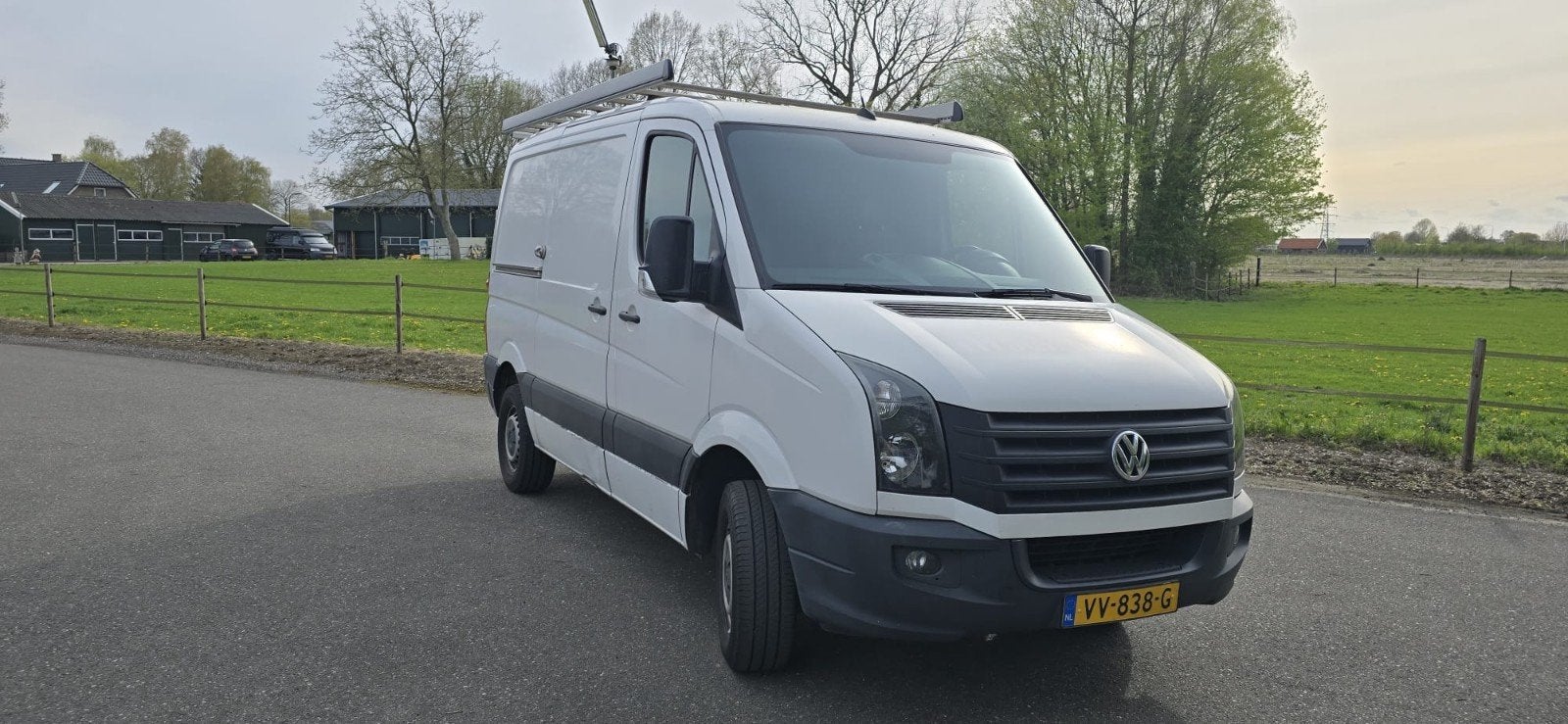 Volkswagen Crafter 28 109pk TDI BMT GB L1h1 325/2800 (euro, Auto's, Bestelauto's, Stof, 4 cilinders, Volkswagen, Wit