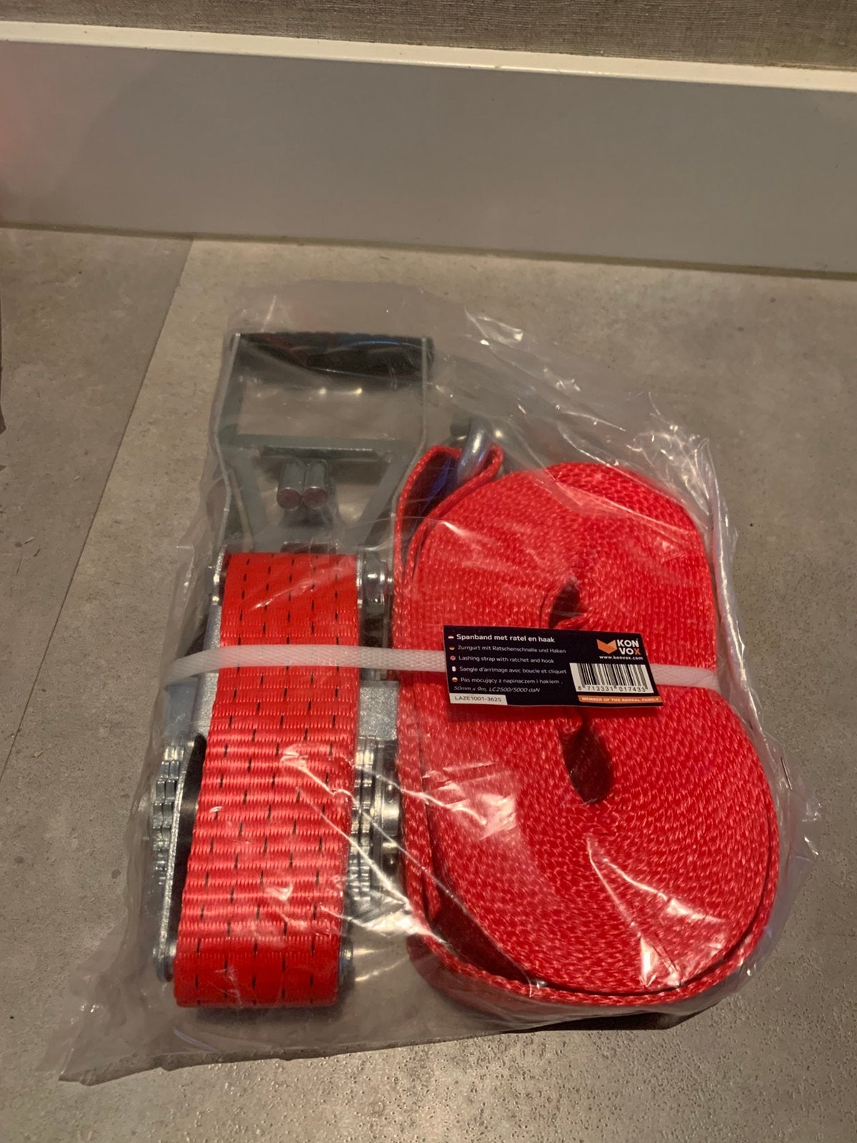 5x Konvox Spanband 9m 50mm 2500/5000 daN | Nieuw, Konvox, Nieuw, Ophalen of Verzenden, Konvox