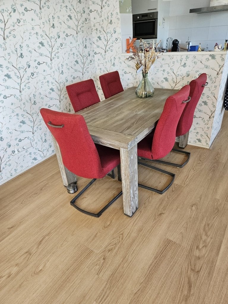 Eethoek Henders en Hazel, Ophalen, Zo goed als nieuw, 4 tot 6 stoelen