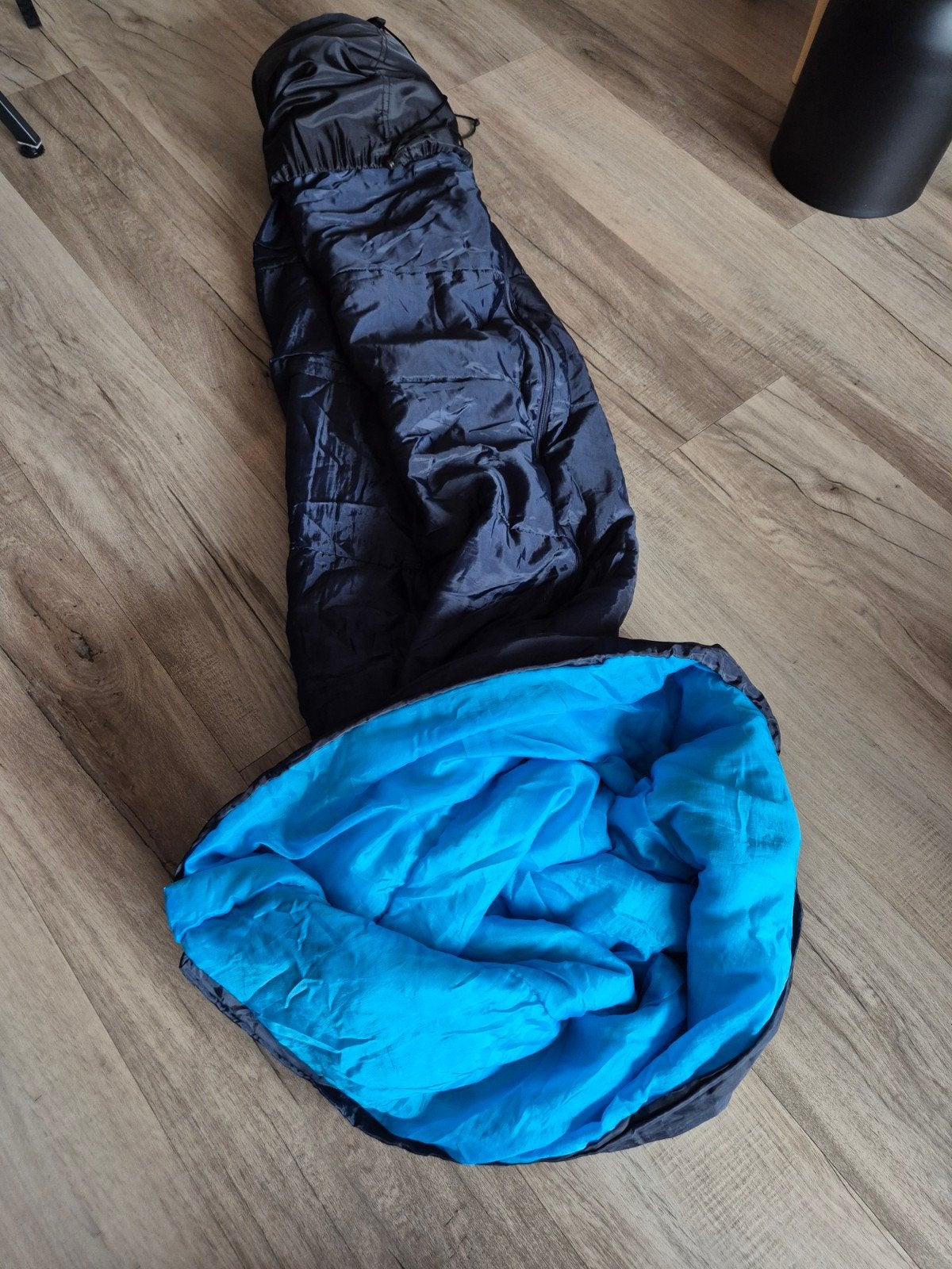 Slaapzak blauw/lichtblauw, Caravans en Kamperen, Ophalen of Verzenden, Gebruikt