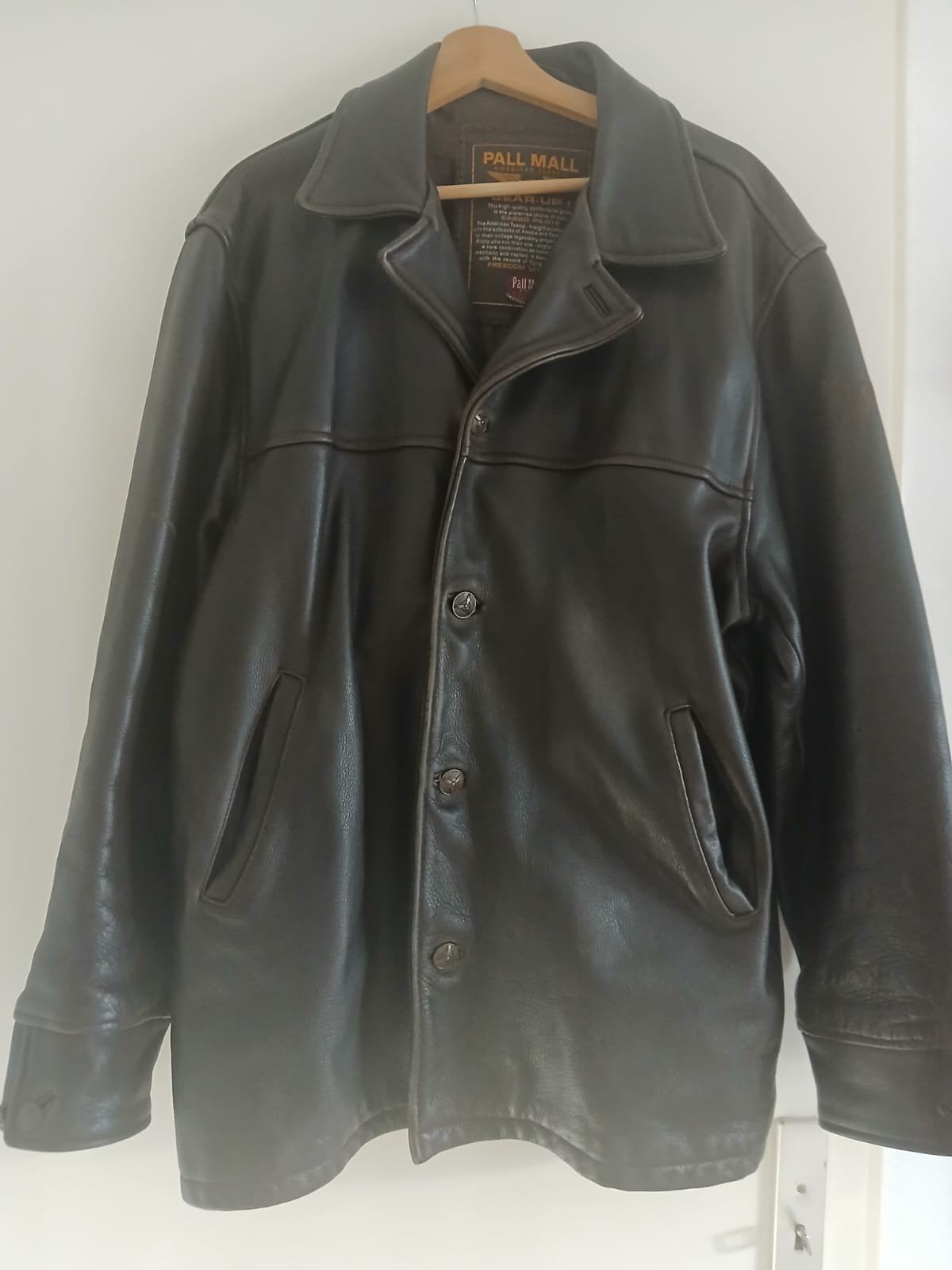 Leren herenjas PME Legend, Bruin, Maat 48/50 (M), Ophalen of Verzenden, Zo goed als nieuw