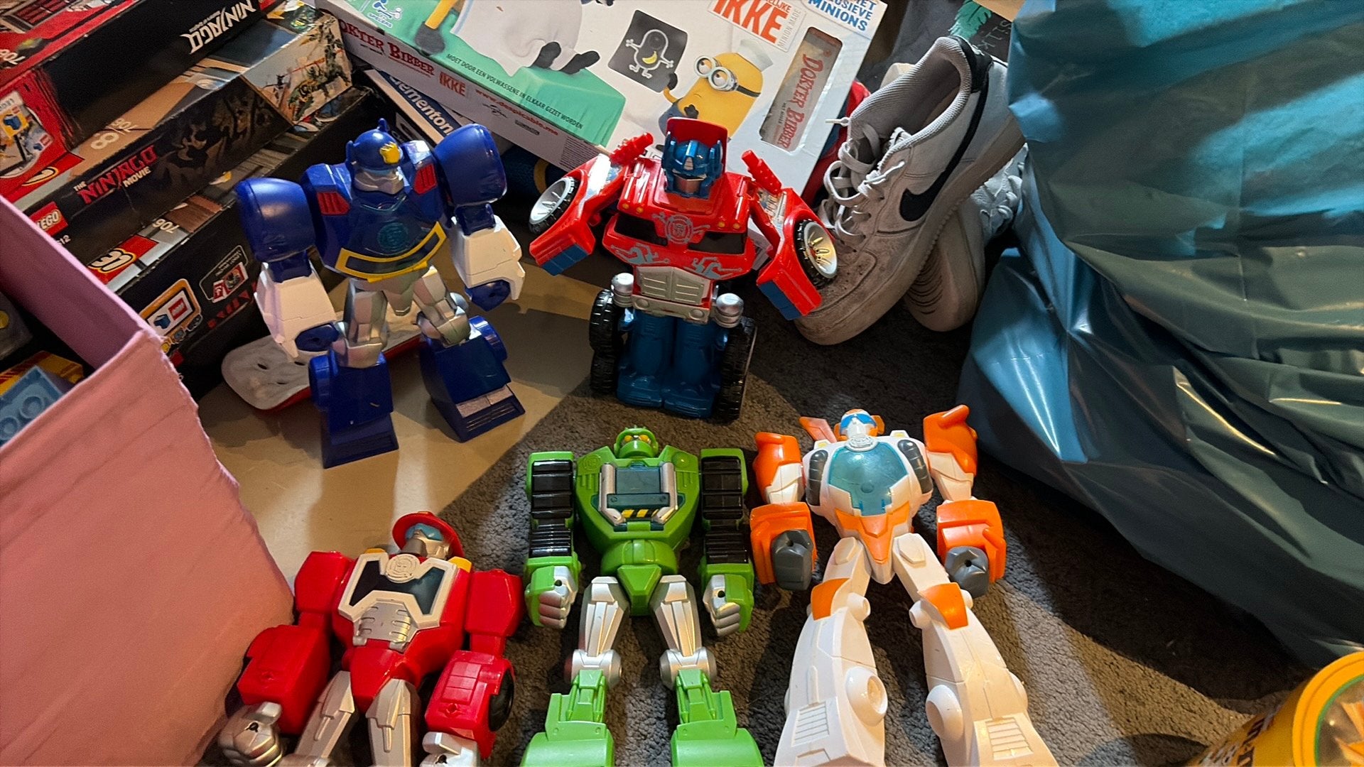Hasbro Rescue Bots Grote Figuren 2013 - Set van 5, Ophalen of Verzenden, Gebruikt, Jongen of Meisje