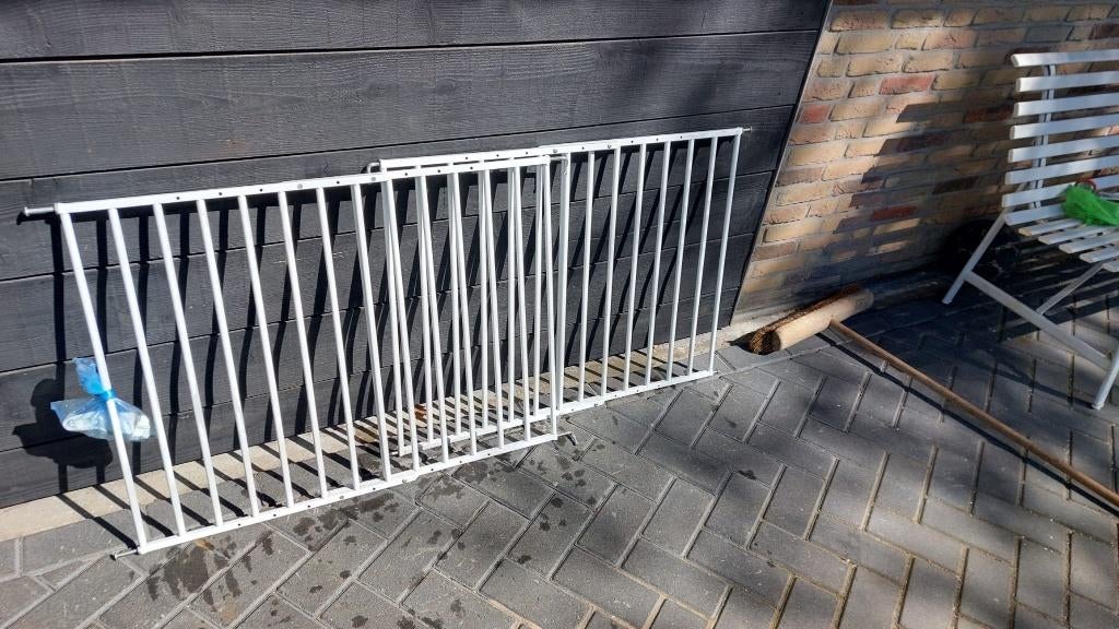 Traphekje 2x, verstelbaar, Ophalen, 100 tot 115 cm, Zo goed als nieuw, Klemhekje