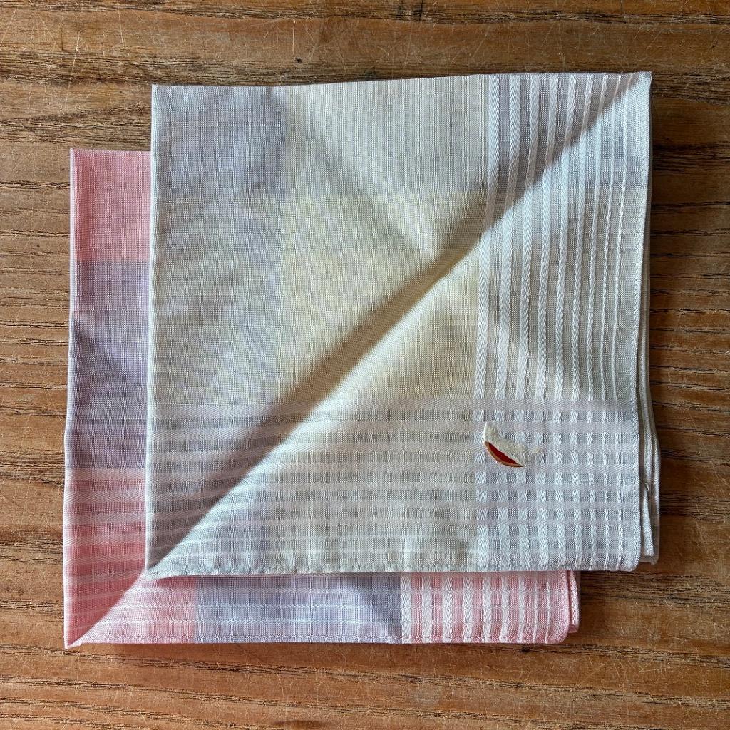 Vintage dames zakdoekjes pastel dameszakdoekjes nieuw, Verzenden