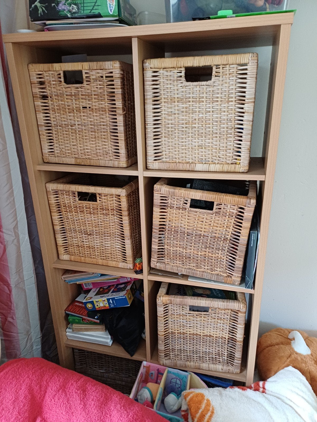 kallax kast 8 vakken op wielen, Huis en Inrichting, Ophalen, 25 tot 50 cm, 50 tot 100 cm, 150 tot 200 cm