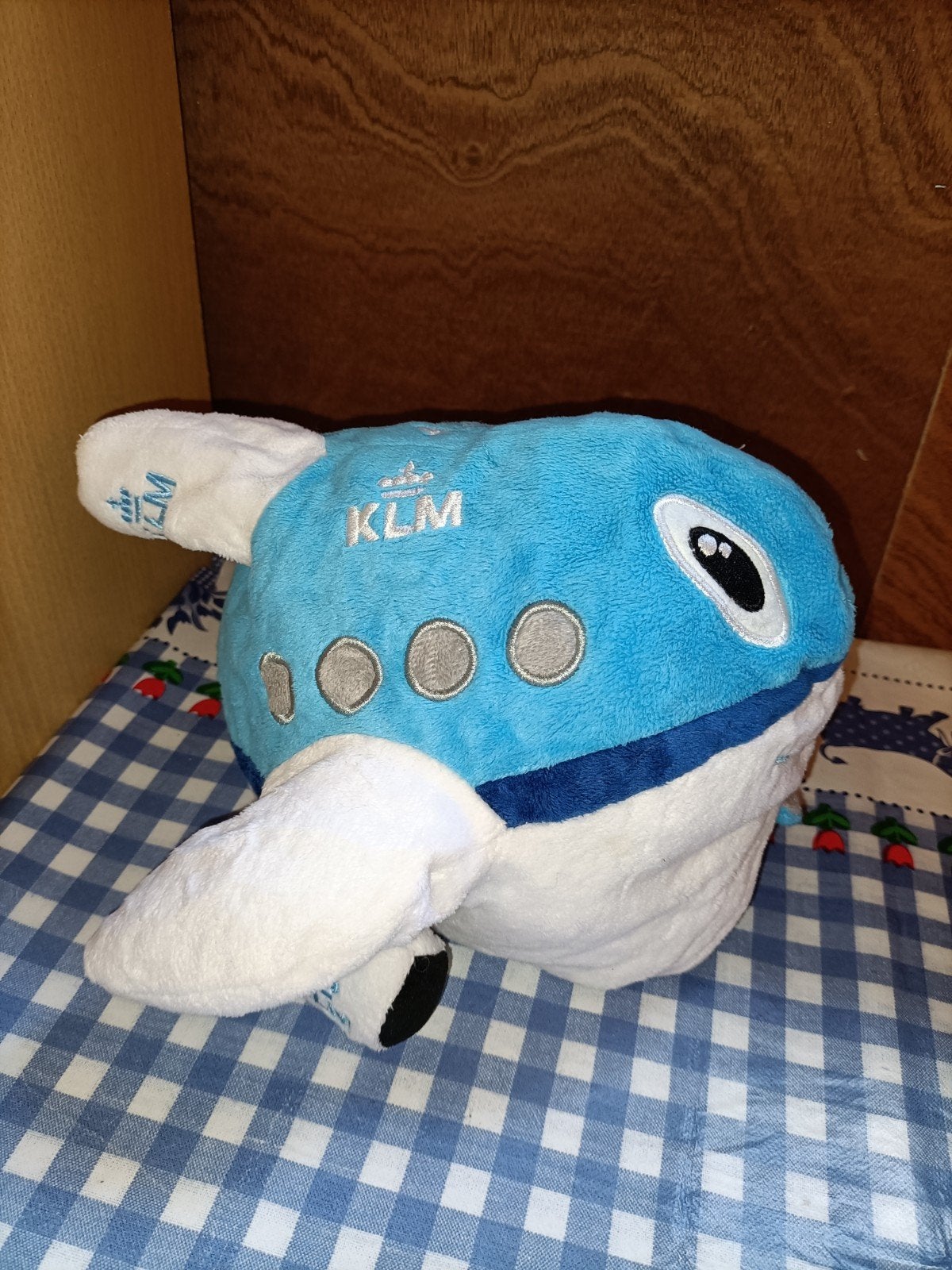 KLM vliegtuig knuffel én wereldbol inéén, Ophalen of Verzenden, Zo goed als nieuw, Overige typen