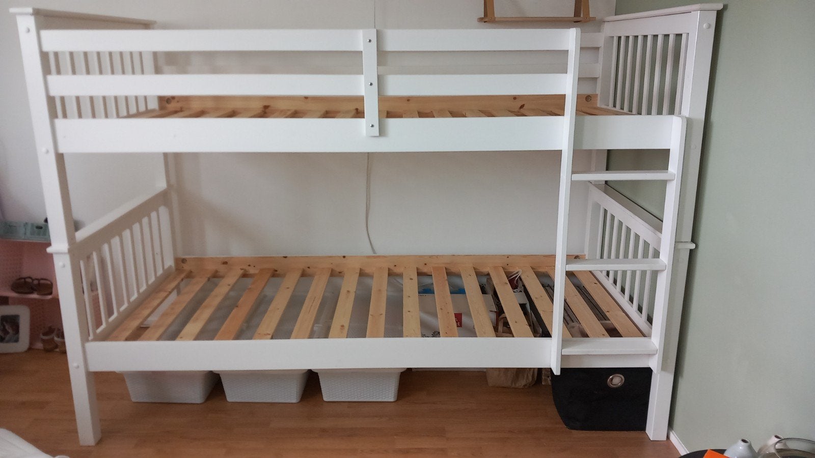 deelbaar stapelbed, Ophalen, 90 cm, Tweepersoons, Zo goed als nieuw