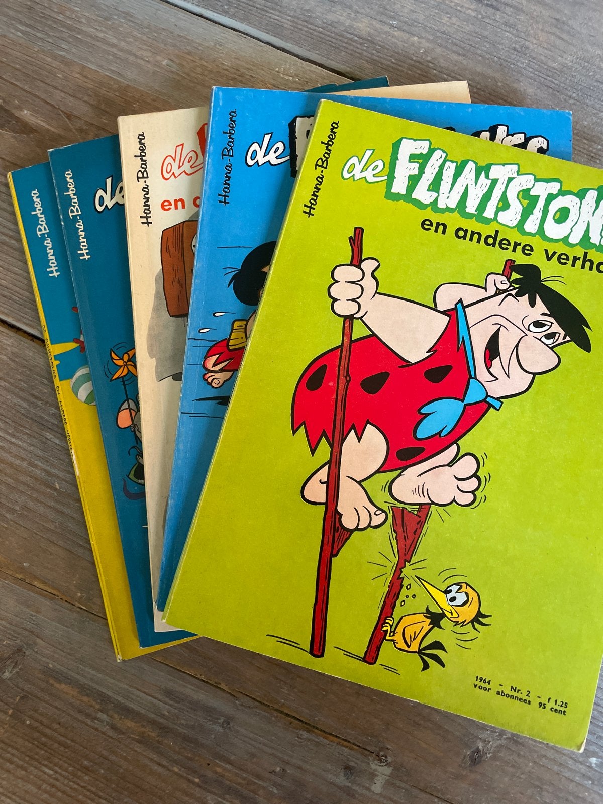 De Flintstones - 1964 (nrs. 2,3,4,5,7) per stuk, Boeken, Meerdere stripboeken, Ophalen of Verzenden, Gelezen