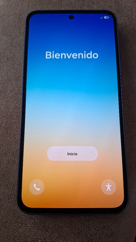 Samsung Galaxy A55 5G 128GB Awesome Navy + lader, Telecommunicatie, Mobiele telefoons | Samsung, Ophalen, Blauw, Touchscreen, Zo goed als nieuw