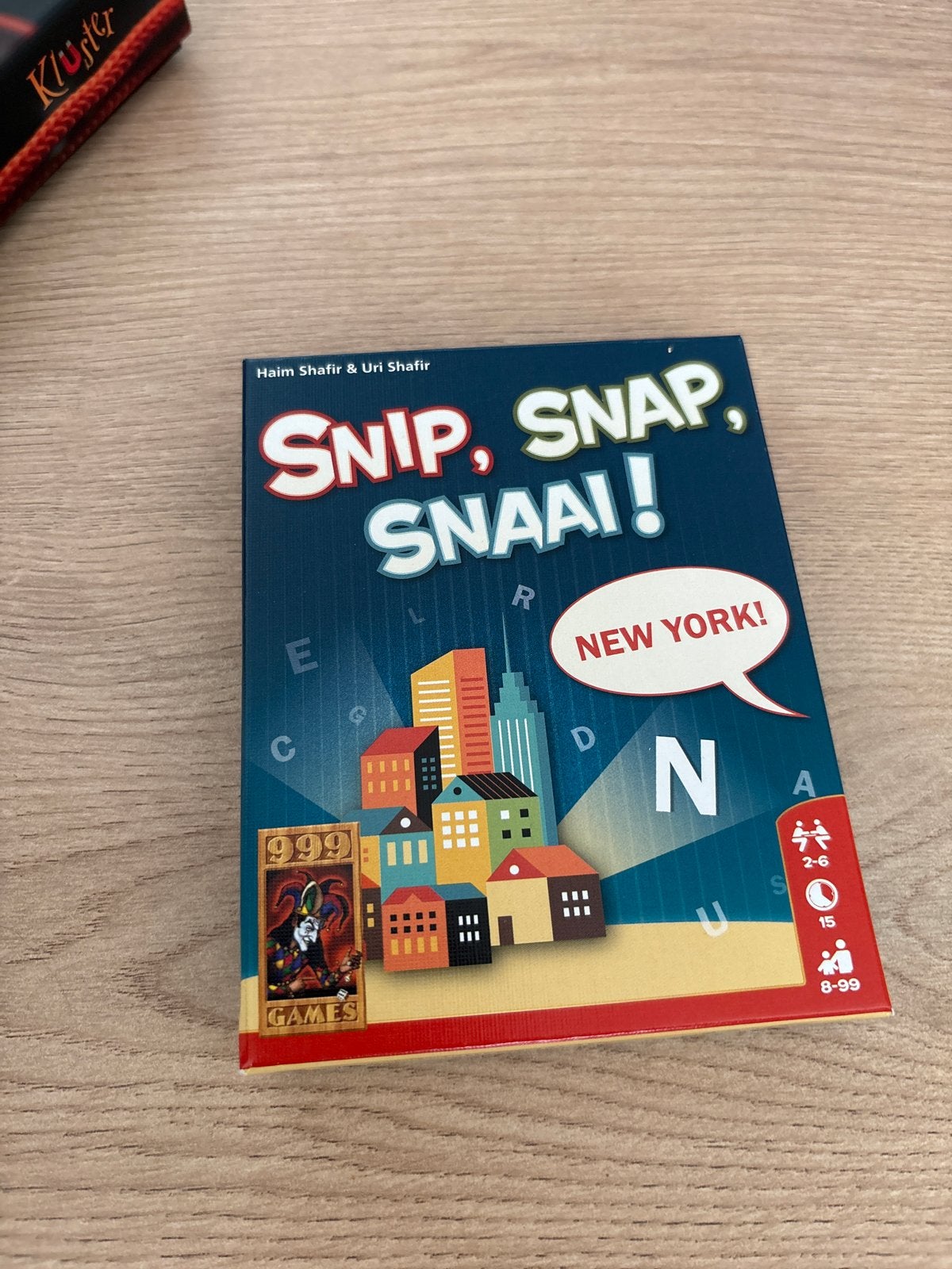 Snip, Snap, Snaai! New York! Kaartspel 999 Games, Hobby en Vrije tijd, Een of twee spelers, Ophalen of Verzenden, Zo goed als nieuw