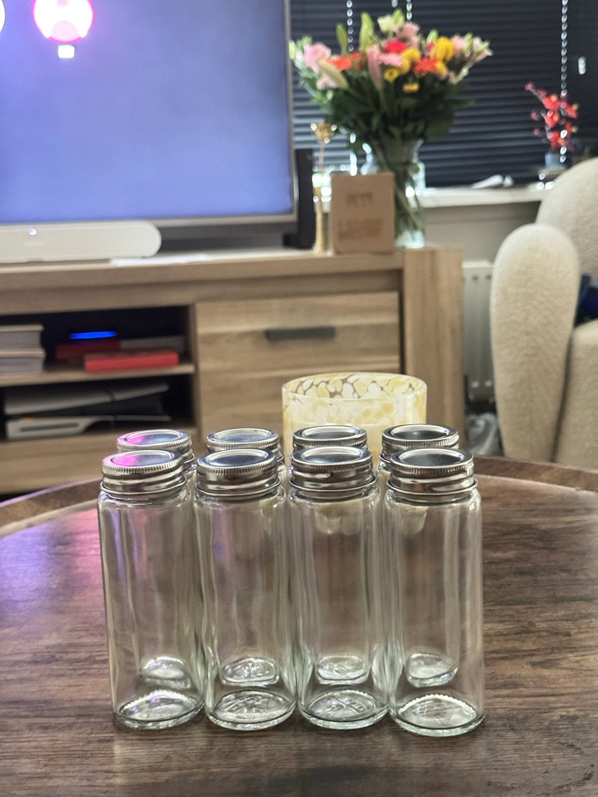 8 IKEA kruidenpotjes - nieuw en ongebruikt, Huis en Inrichting, Keuken | Keukenbenodigdheden, Glas, IKEA, Ophalen of Verzenden