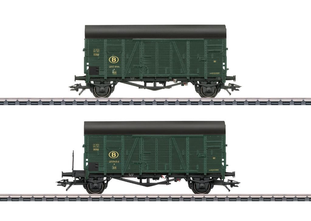 Märklin 48832 – Set 2x Belgische Goederenwagens NMBS GESEALD, Ophalen, Wisselstroom, Märklin, Nieuw