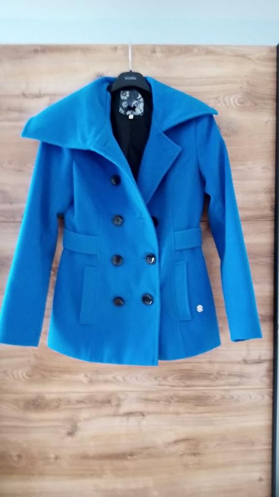 Winterjas Miss Etam maat 36/38, Kleding | Dames, Jassen | Winter, Ophalen of Verzenden, Zo goed als nieuw, Maat 36 (S), Zwart