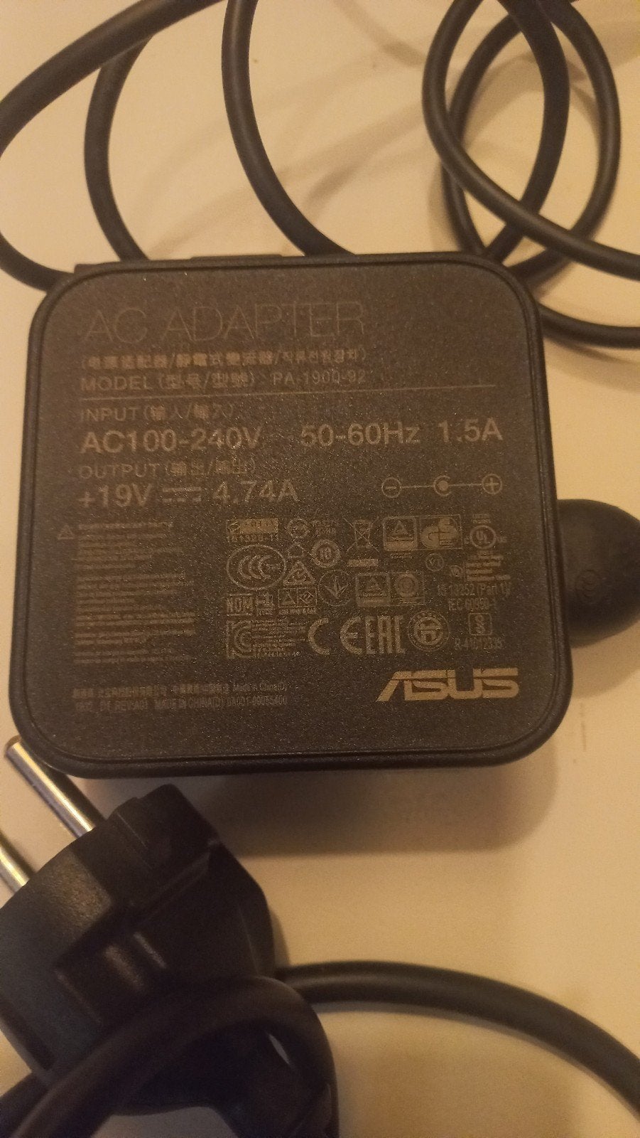 Originele Asus AC Adapter Oplader 19V 4.74A (PA-1900-92), Ophalen of Verzenden
