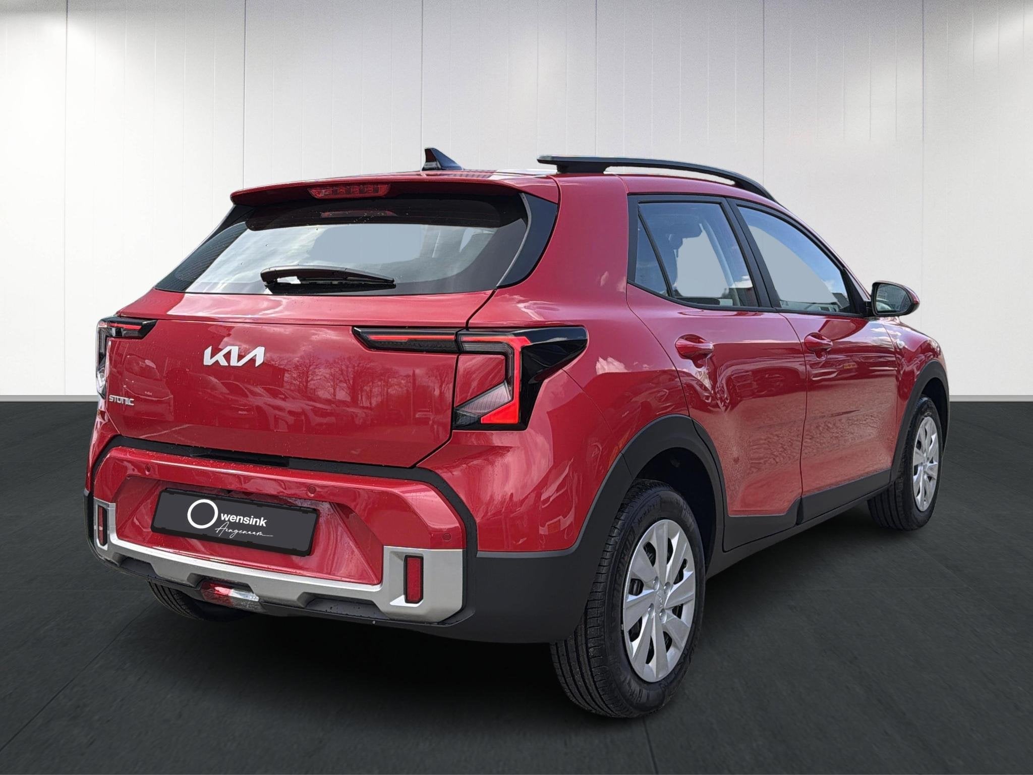 Kia Stonic 1.0 T-GDi MHEV DynamicLine | Stoel en stuurwielve, Auto's, Voorwielaandrijving, Stof, 116 pk, Automatische klimaatregeling