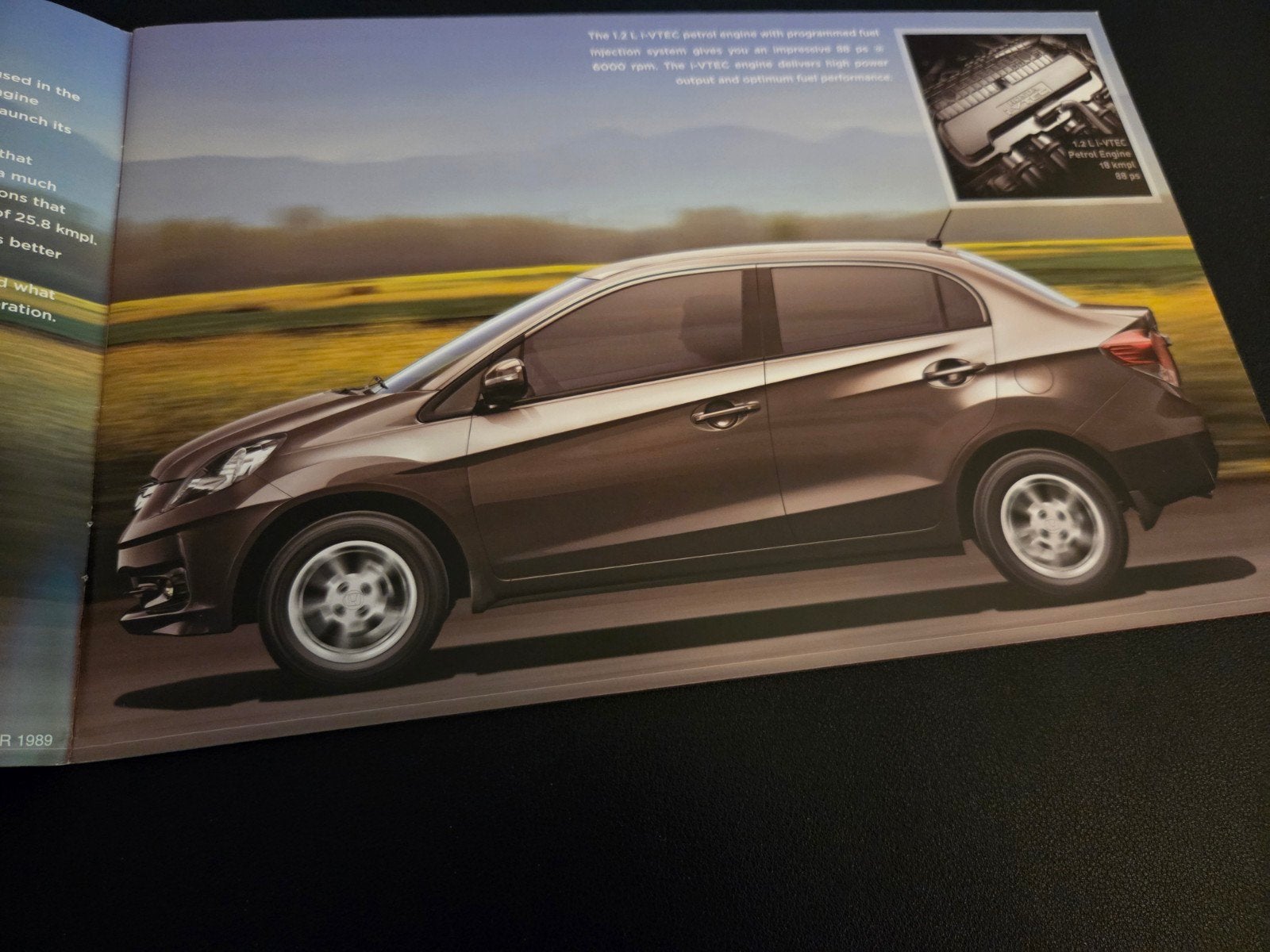 Brochure Honda Amaze India, Ophalen of Verzenden, Zo goed als nieuw, Honda
