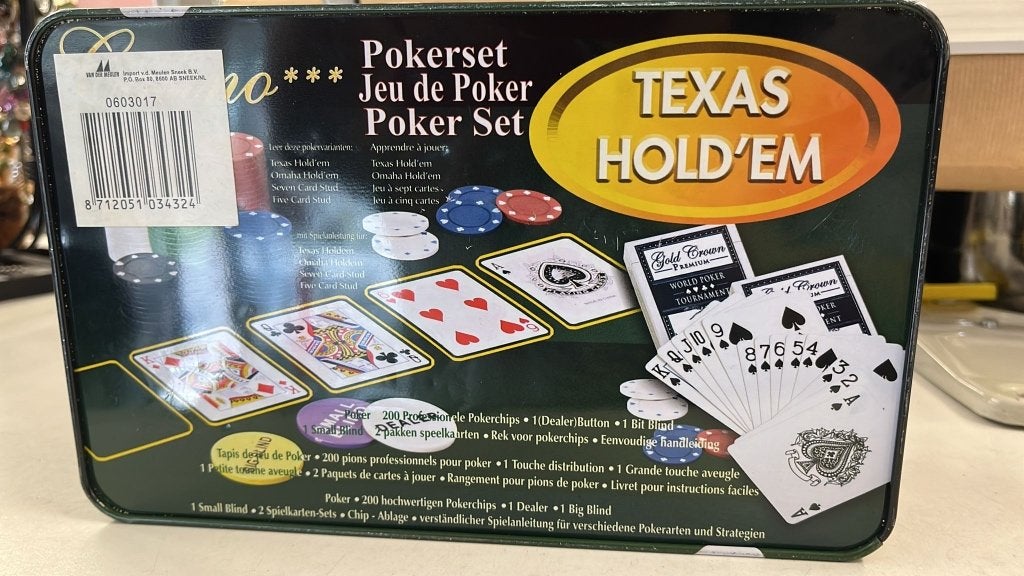 Te koop pokerspel, Hobby en Vrije tijd, Ophalen of Verzenden, Zo goed als nieuw