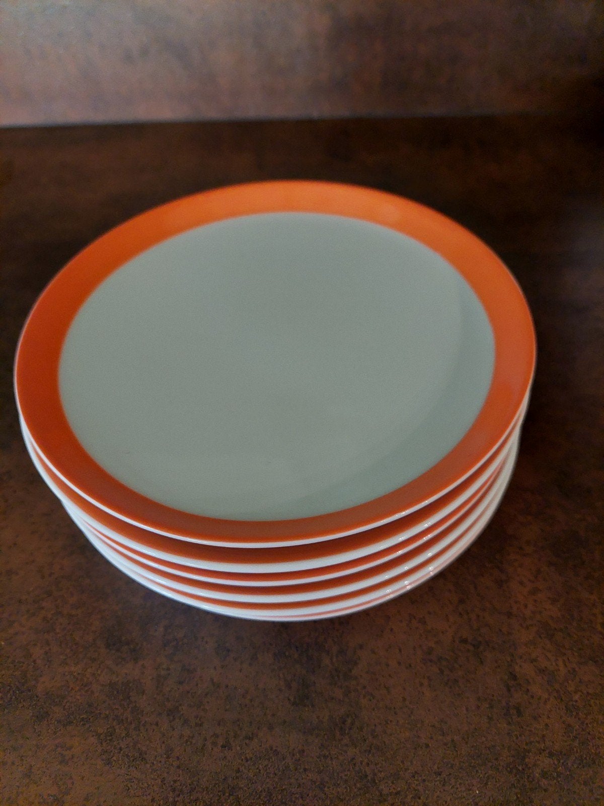 Arzberg Tric oranje 18 cm 4 stuks, Ophalen of Verzenden, Nieuw, Overige stijlen, Bord(en)