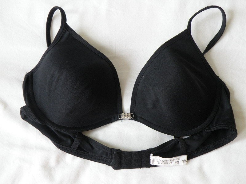Zwarte padded BH met strass-steentjes, Hema, Ophalen of Verzenden, Zwart, BH