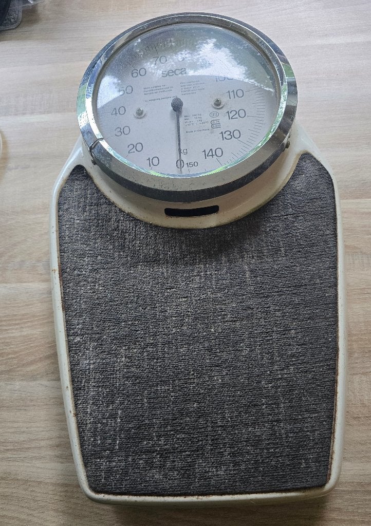 nostalgische personenweegschaal, Ophalen, Gebruikt, 100 kg of meer, Personenweegschaal