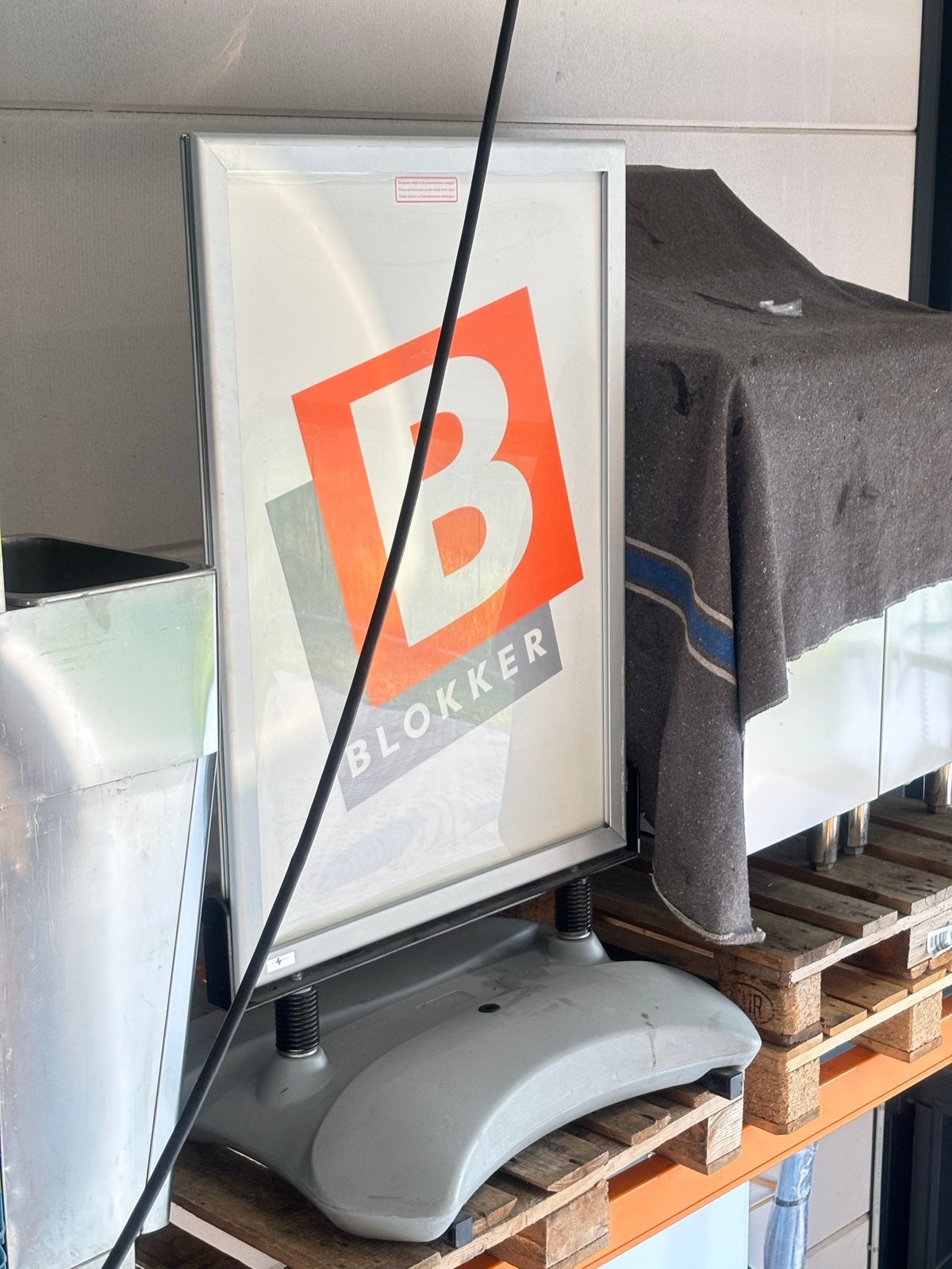 Reclamebord A1 met verzwaarde voet, Ophalen of Verzenden