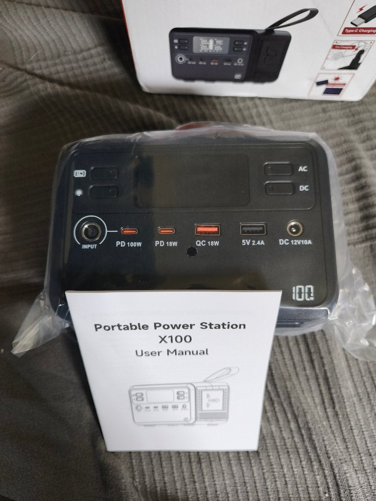 Draagbare Powerbank / Powerstation 100W + GRATIS Armband!, Ophalen of Verzenden, Nieuw