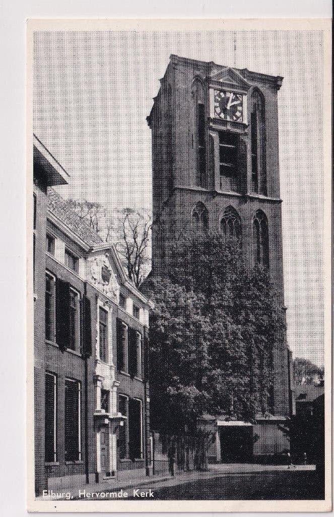 Elburg n.h. kerk, Verzenden, 1940 tot 1960, Gelopen, Gelderland