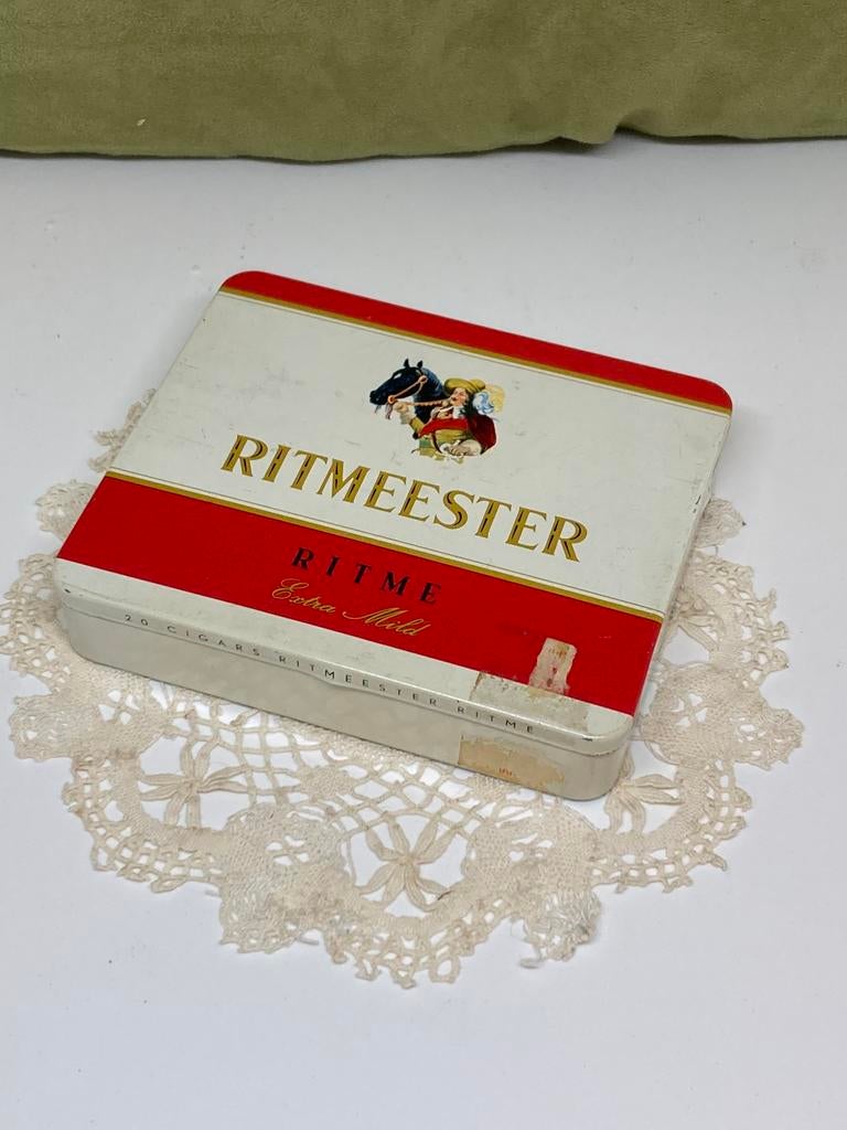 Vintage blikje Ritmeester (220322), Ophalen of Verzenden, Gebruikt, Overige