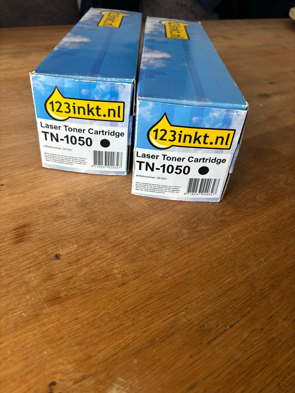 Laser Toner Cartridge TN-1050 (2 stuks), Zwart-en-wit printen, Printer, Nieuw, Ophalen of Verzenden