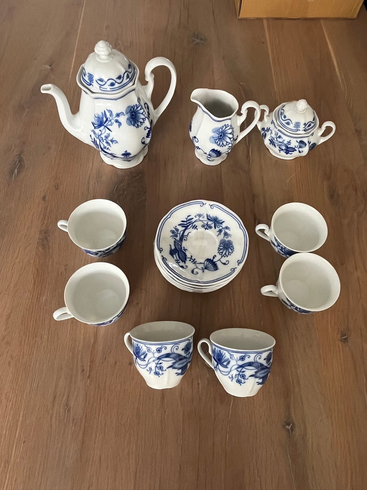 Vintage Bavaria Kobalt Porseleinen Koffie/Theeservies, Ophalen of Verzenden