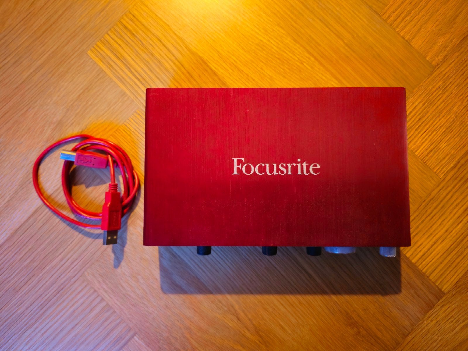 Focusrite Scarlett 2i4 USB Audio Interface, Ophalen of Verzenden, Zo goed als nieuw, Minder dan 5 kanalen, Microfooningang
